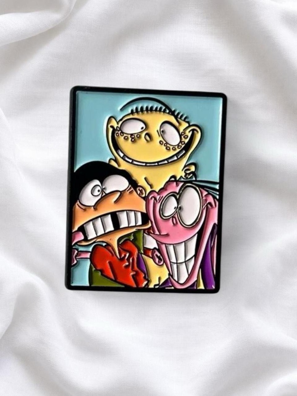 Colorful Cartoon Trio enamel pin  - ed Edd and eddy